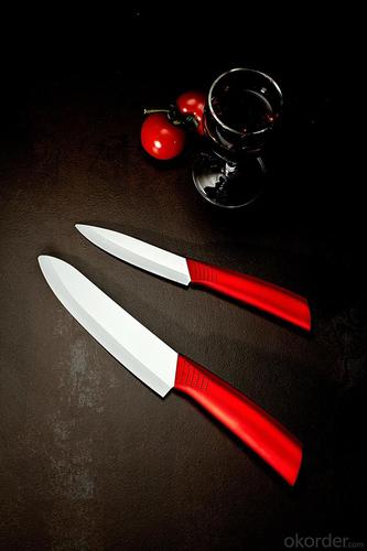 Ceramic Knife Black Set with Holder and Peeler System 1