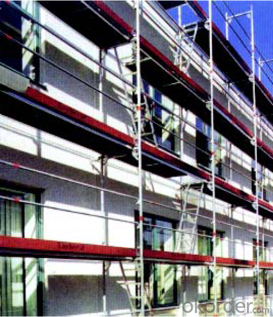 Frame-Connected Scaffolding  for Civil Construction and Industrial