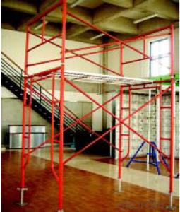 Frame-Connected Scaffolding with Ideal Materials for Construction