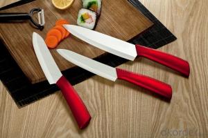 Ceramic Knife Vogue Set with Arcylic Stand