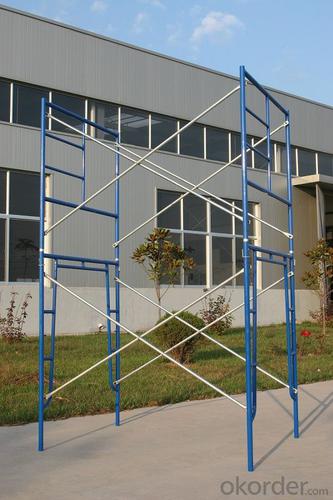 Powder Coated Walk Through Frame Scaffolding for Constrcution System 1