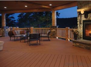 Wood Plastic Composite(WPC)Decking For Outdoor Using