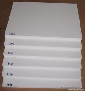 1800C High Temperature White Ceramic Fiber Board