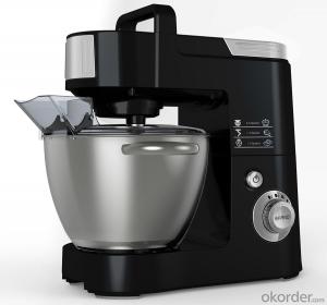 Electric Heavy Stand Mixer Multi-Function  Full Aluminum 5.5L bowl Black color