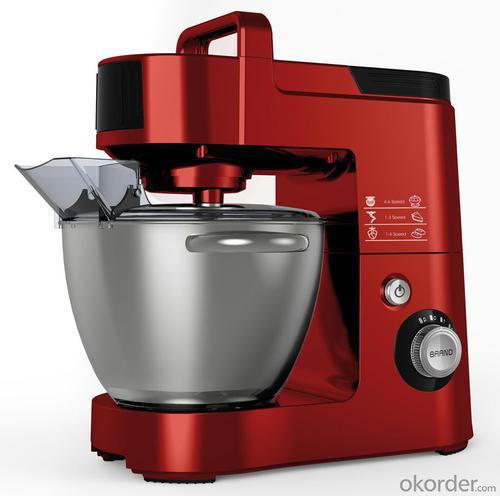 Electric Heavy Stand Mixer Multi-Function  Full Aluminum Body Red Color System 1