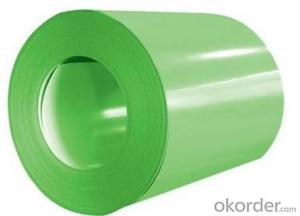 Pre-painted Galvanized/Aluzinc Steel Sheet Coil with Prime Quality and Lowest Price color is green System 1