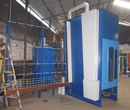 Automatic glass sandblasting machine ST-PS2000 System 1