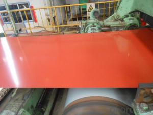 PPGI Color Coated Galvanized Steel Sheet  of Best Quality Red Color