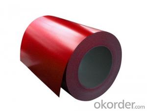 Pre-Painted Galvanized Steel Coil with High Quality Red Color System 1
