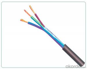 RVV-type 300/300W conductor PVC insulated and sheathed flexible cable System 1