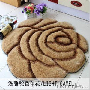 Polyester Printing Pattern Carpet Rug,Flower Shape Carpet Wholesale