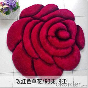 Hand Tufted Flower Design Acrylic Carpets