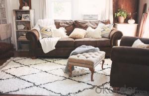 modern long pile 3d shaggy polyester carpet for floor