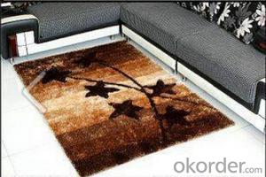 Customized design polyester shaggy carpet