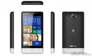 4 inch Mtk6572 Dual Core Android 4.2 Mobile Phone with 3G WCDMA2100/850 System 1