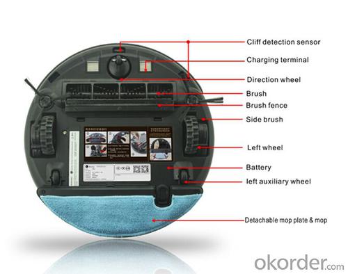 Robot Vacuum Cleaner UV Germicidal and Mopping Funcion System 1