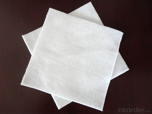 Polyester and PP Short Nonwoven Geotextile White