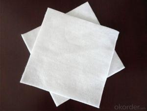 Polyester and PP Short Nonwoven Geotextile White Kind