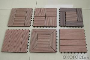 WPC Wood Plastic Composite Natural Colour Slip Resistance to Water Anti Moisture