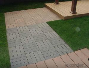 WPC Wood Plastic Composite Natural Colour Slip Resistance to Water  Rot Insect System 1