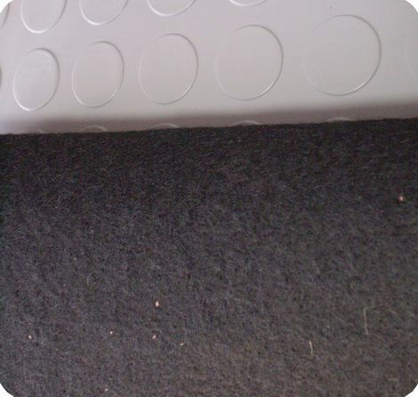 PVC Plastic coin garage anti-slip floor mat