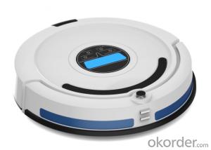 Robot Vacuum Cleaner with Remote Control and LED Screen CNRB707E