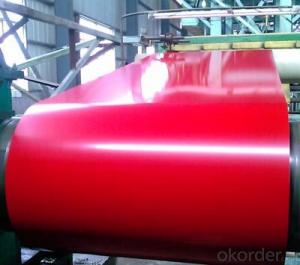Pre-Painted Galvanized/Aluzinc Steel Sheet in Coils Red Color in  Red color System 1