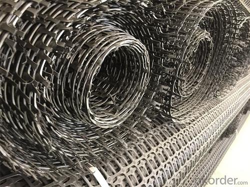 Road Reinforcement Geogrids - Biaxial Water-Soluble PVC Coated Polyester Geogrid High Intensity Biaxial Glass-Fiber System 1