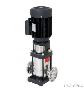 High pressure water pumps, multistage vertical pumps with stainless steel