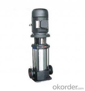 High pressure water pump, multistage vertical pumps with stainless steel System 1