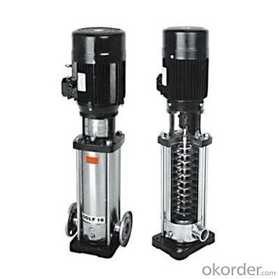High pressure water pump, multistage vertical turbine pump