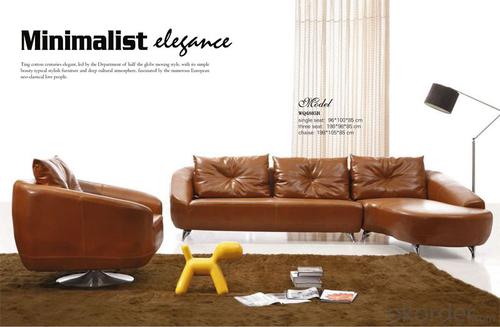 Genuine Leather Sofa Modern and Fashion Style System 1