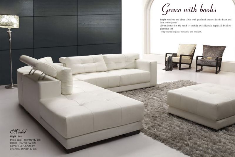 Home Furniture Leather Sofa Best on Sale