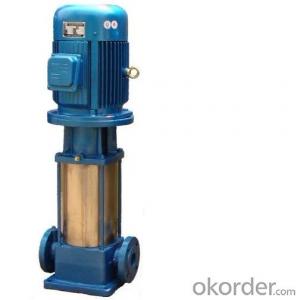 High pressure water pump, multistage vertical pump with stainless steel System 1