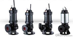 WQ Series Submersible Centrifugal Sewage Pumps with high performacne