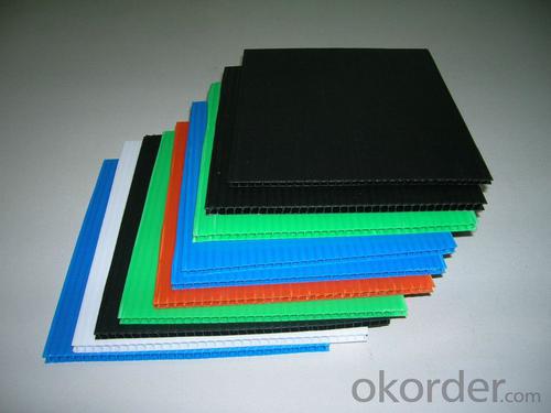 3mm Hollow Package Sheet Made of Polypropylene System 1