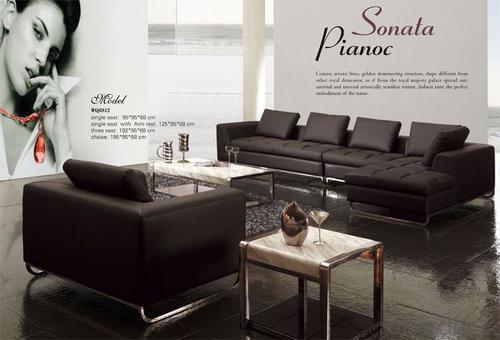 Genuine Leather Corner Sofa Modern and Fashion Style System 1