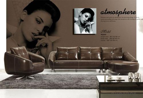 Leather Sofa Made of Full Import Top Grain Leather System 1