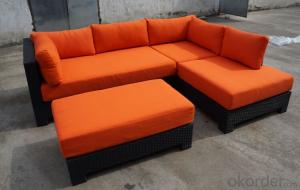 Garden Sofa sets with Colorful Waterproof Cushion for Outdoor Furniture Garden Patio CMAX-SS004CQT System 1