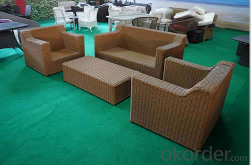 Garden Sofa sets with Colorful Waterproof Cushion for Outdoor Furniture Garden Patio CMAX-SS004CQT