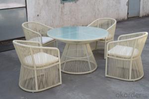 Round Rattan Garden Sofa sets for Outdoor Furniture CMAX-SS003CQT System 1
