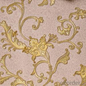 Wallpaper deep embossed PVC vinyl for decoration in Barca 3201 series System 1