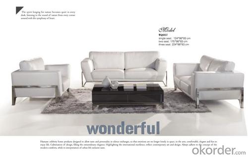 Furniture Corner Leather Sofa with Best Quality System 1