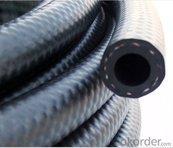 Rubber fuel hose cover braid,EPA,CARB approved 3/4 inch automotive