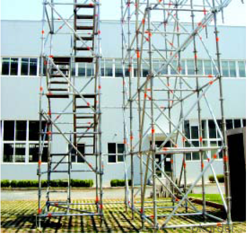 Ring Locked Scaffolding with Adjustable Shaft Beam