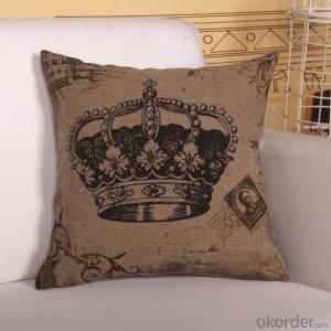 Square Pillow  Cushion 2015 New Crown Cover Design