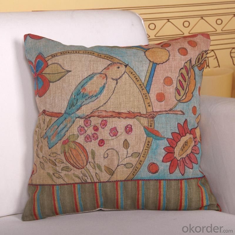 Square Pillow Cushion Cover with Beautiful Design Manufacturer