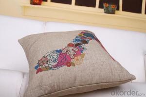 Square Pillow Brown Color with Digital Printing and Cheap Price