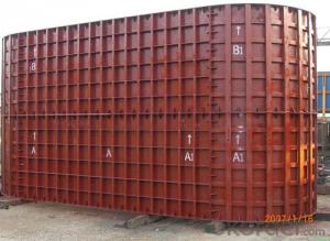 Heavy Steel Formwork for Dam Construction with Anti-Corrosion Paint