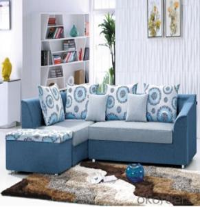 Sofa Sleeper with Blue or Purple Fabric Cover